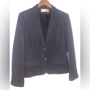 Vintage Pendleton Gray Wool Blazer Size 12